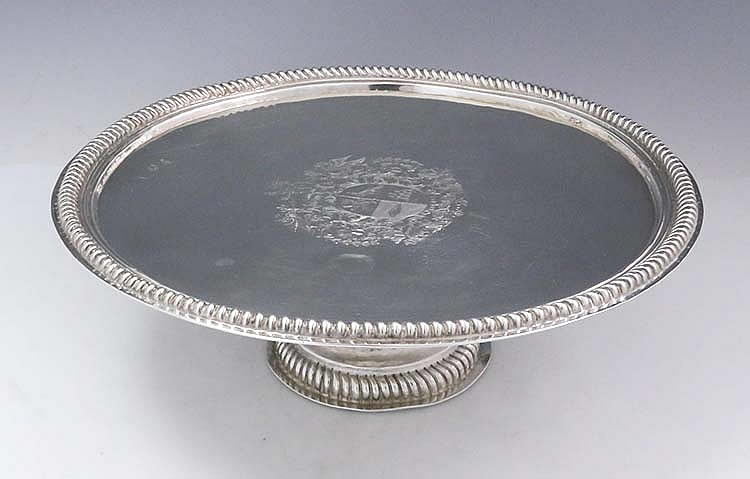 Queen Anne antique silver tazza London 1705